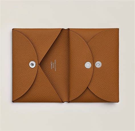 hermes calvi duo card holder|Hermes calvi card holder price.